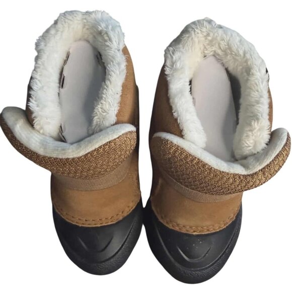 THE NORTH FACE Toddler Alpenglow II Waterproof Insulated Boot SZ 8 Camel Brn/Blk - Picture 6 of 14